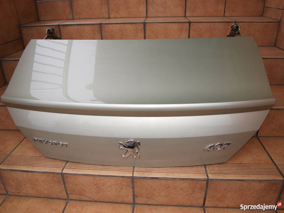 Peugeot 407 Coupe klapa tył kompletna 2005 2011r części blacharskie Motoryzacja Kalisz