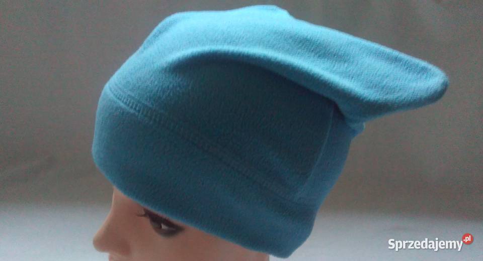Czapka niebieska Polar r SM Unisex NOWA Nakrycia głowy Białystok sprzedam