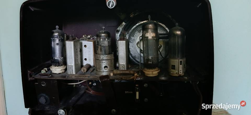 Radio lampowe firmy Hornnyphon Kraków