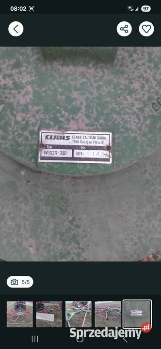 Sprzedam zgrabiarke class Zgrabiarki i przetrząsacze Lubliniec