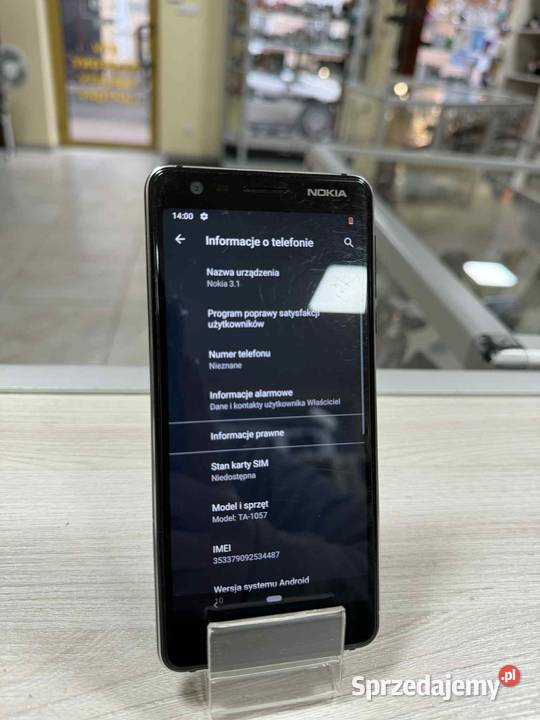 Smartfon Nokia 31 2 GB 16 GB 4G LTE niebieski