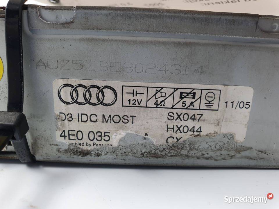 ZMIENIARKA CD AUDI A8 D3 4E0035111A Lipno