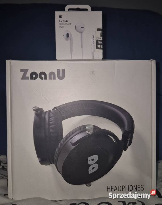Zaanu Headphones i Apple Earpods na Headphone Siedlce