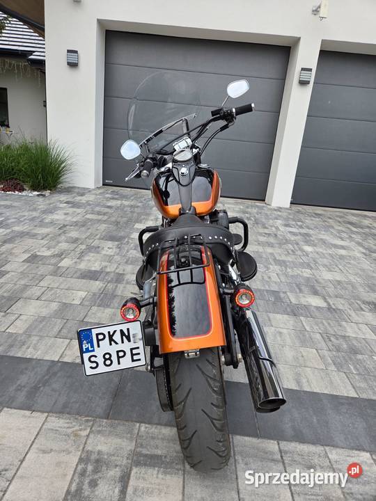 Harley Davidson FLS Softail Slim 2015 pomarańczowy sprzedam