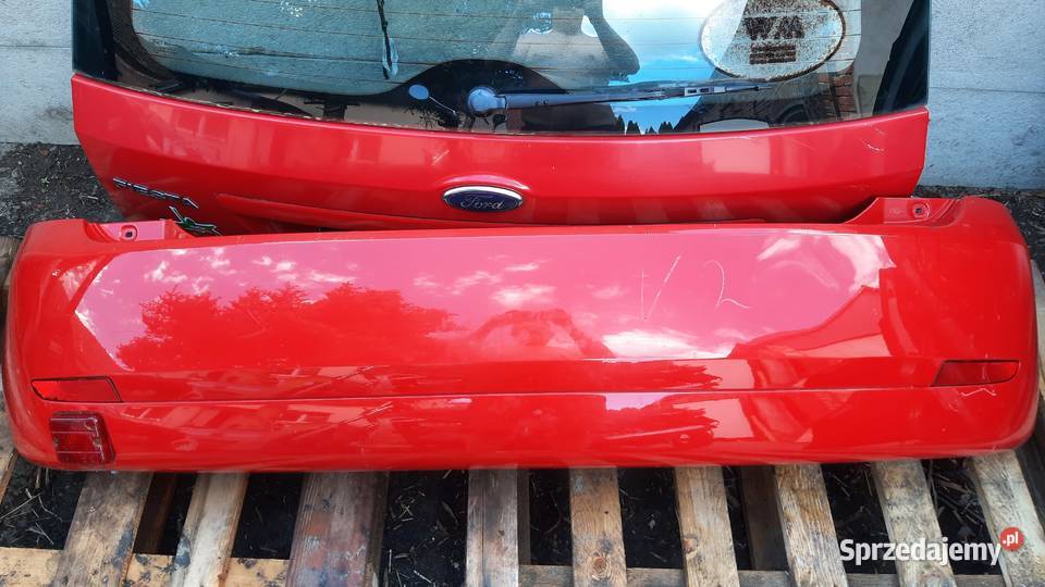 zderzak tylny Ford Fiesta mk6 tył lak K2 Dębno