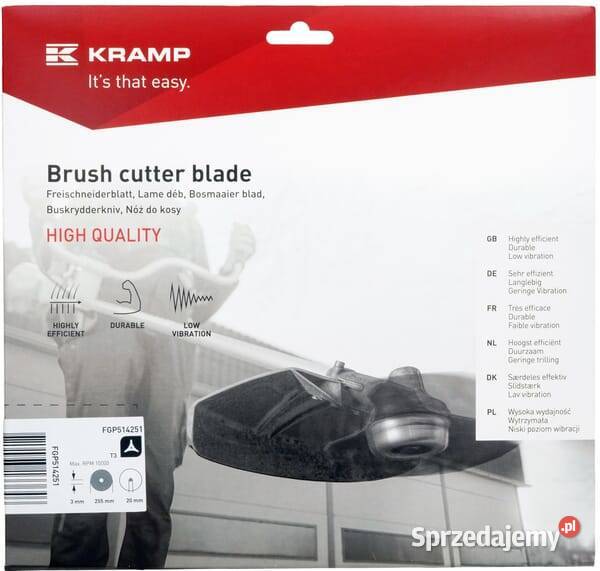 Nóż do kosy 3 zęby L250 20 3 mm FGP514251 Kamionna