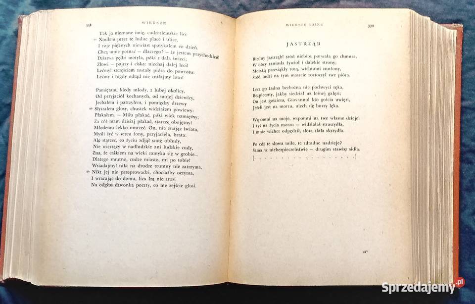Adam Mickiewicz Dieła poetyckie tom III Koźminek sprzedam