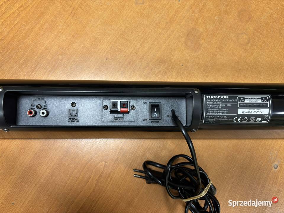 Soundbar Thomson SB200BT 21 200 W czarny Elbląg