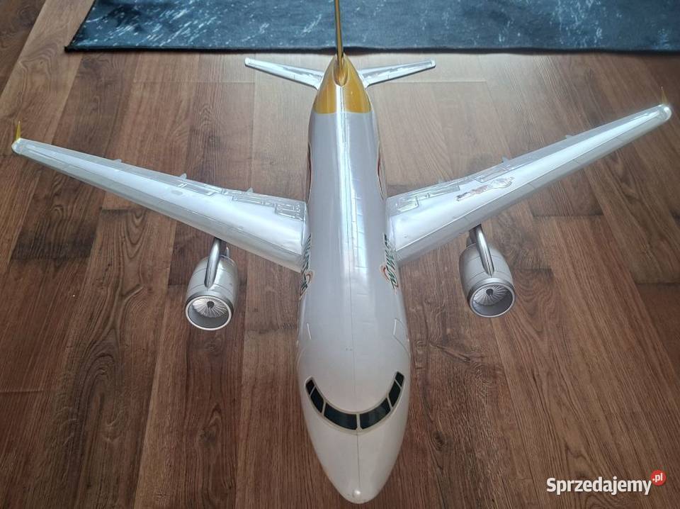 Duży samolot pasażerski WEST Aviation na Zielona Góra