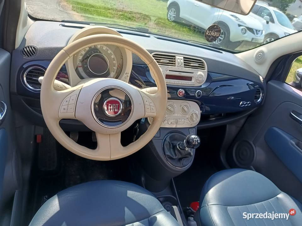 Fiat 500 turbo 900cc SZYBER DACH klimatyzacja Podkonice Miejskie