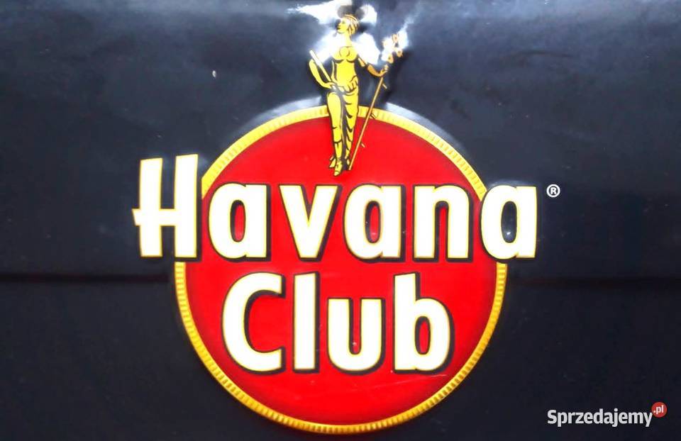 Afisz Szyld metalowy HAVANA CLUB Cennik Tablica Rewal