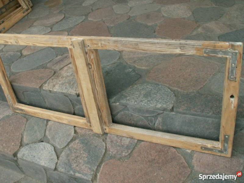 Stara rama okienna retro loft lustro zdjęcia Lustra Ełk