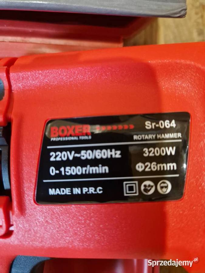 Młoto Wiertarka 3200 wat BOXER sr064 sds plus Głogowa