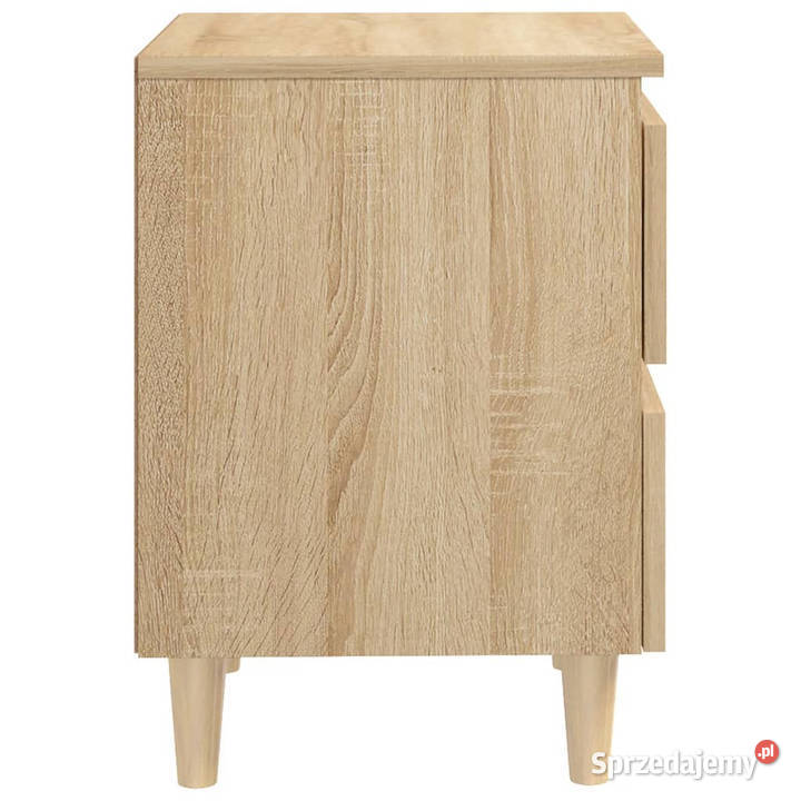 Szafka nocna sosnowe nogi dąb sonoma 40x35x50 mazowieckie Warszawa