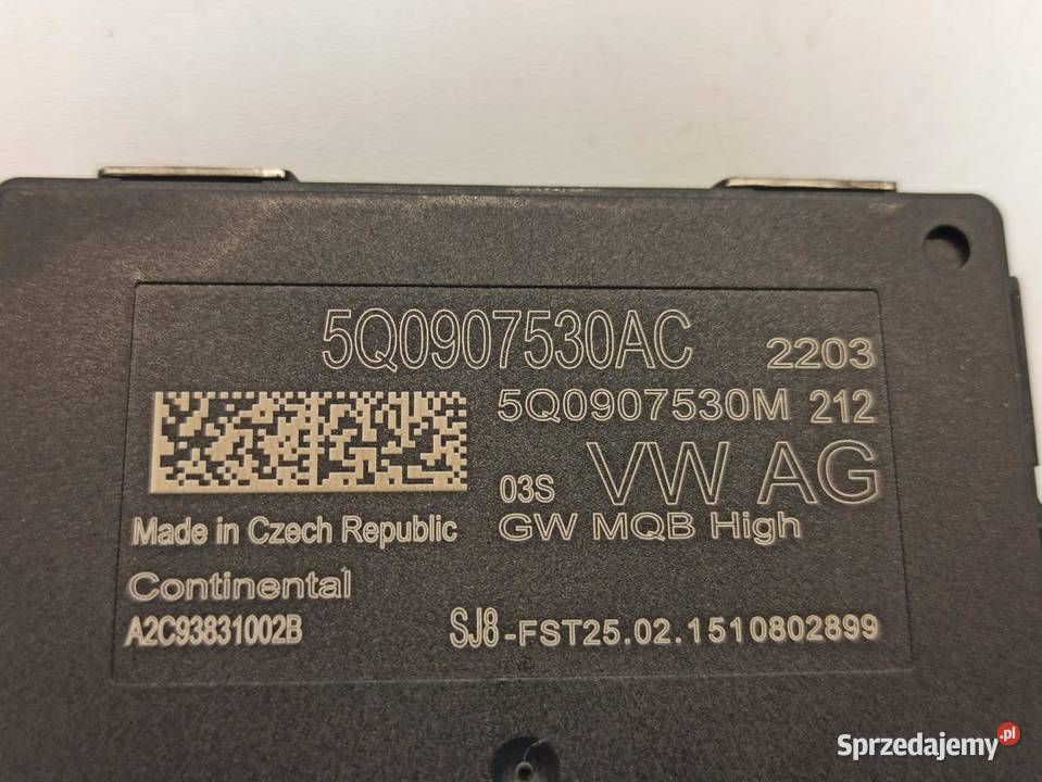 MODUŁ STEROWNIK GATEWAY AUDI A3 8V 5Q0907530AC