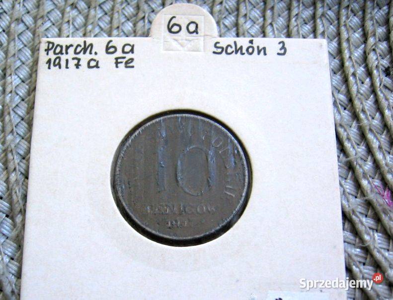 Królestwo Polskie 10 Fenigów 1917r wielkopolskie Kalisz