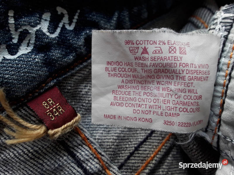 Spodnie jeans r 834R z rozszerzoną nogawką Oasis mazowieckie Warszawa