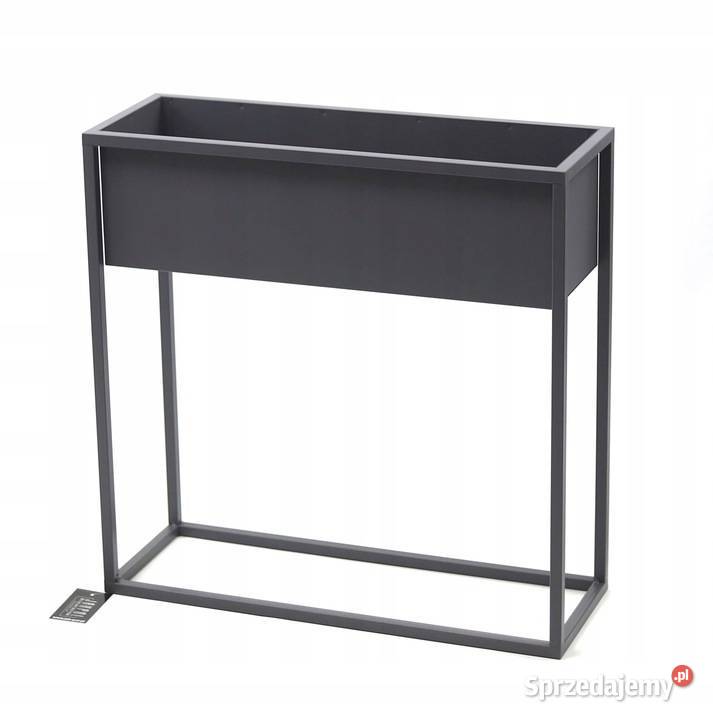 Kwietnik Metalowy Stojak Donica 60x60 skrzynka wielokolorowy Sobienie-Jeziory