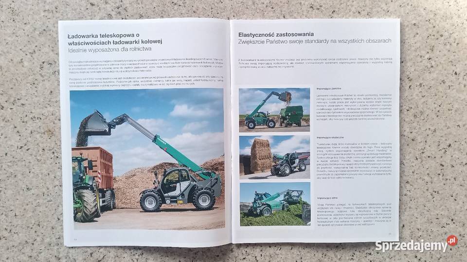 KRAMER Ładowarki teleskopowe serii KT Poradniki, albumy i reportaże Bytom
