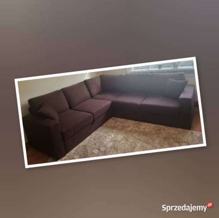 Narożnik z funkcją spania w idealnym stanie Żory