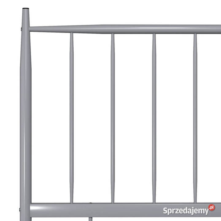 Łóżko Metalowe Szare Rama Łóżka Ze Stelażem 100 106cm mazowieckie Warszawa sprzedam