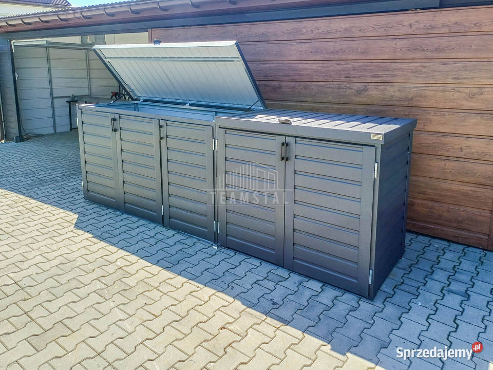 Zabudowa koszy na śmieci wiata obudowa lubelskie Lubartów