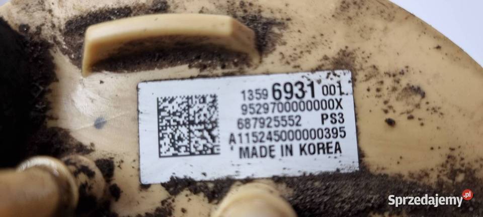 POMPKA PALIWOWA OPEL INSIGNIA A LIFT 1359693100 osobowe Pozostałe Lipno