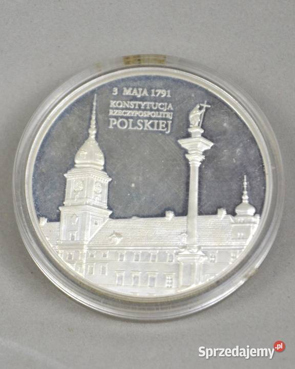 Medal posrebrzany Jan Matejko Konstytucja 3 Maja Bronisze