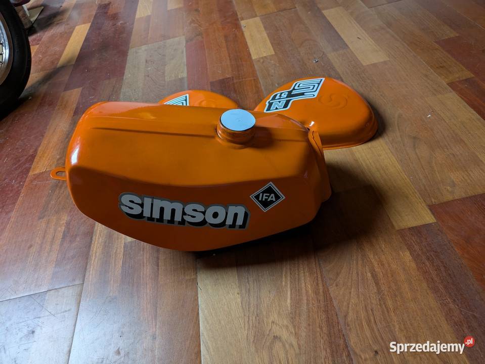 Sprzedam zbiornik z boczkami Simson s 51 22222km