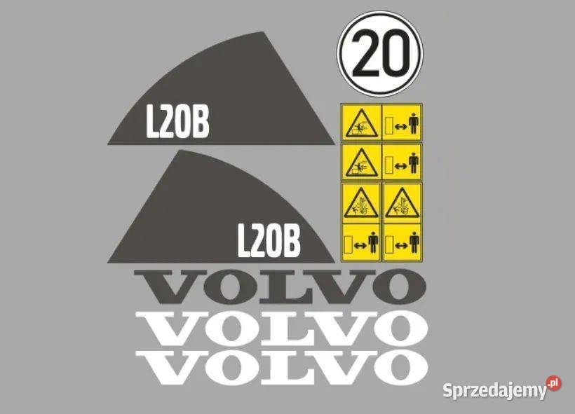 Naklejki oklejenie naklejka VOLVO L20B Zamiennik Janików