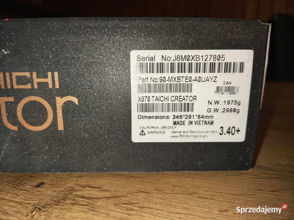 AsRock Creator X870 AM5 ATX Łask