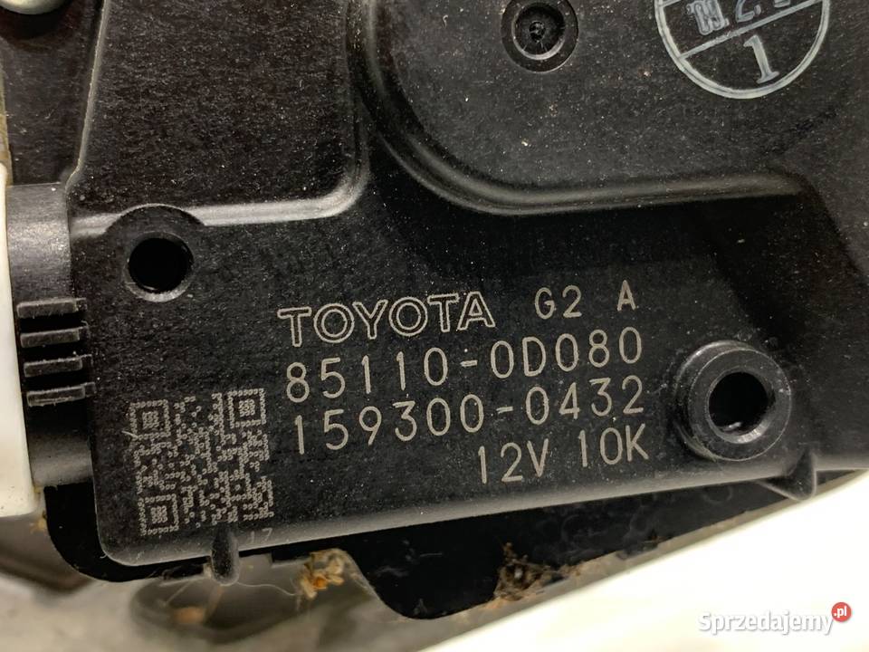 MECHANIZM WYCIERACZEK PRZÓD TOYOTA YARIS II