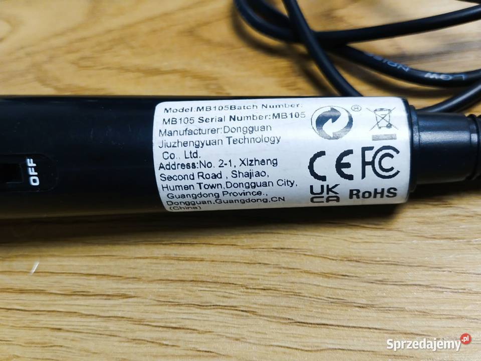 Mikrofon 2 sztuki MB105 karaoke Kraków