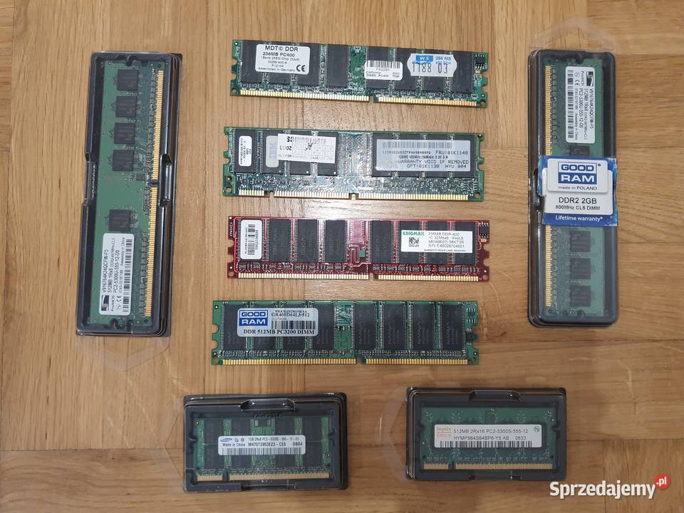 Pamięć RAM kości różne rodzaje używane 128MB Piaseczno