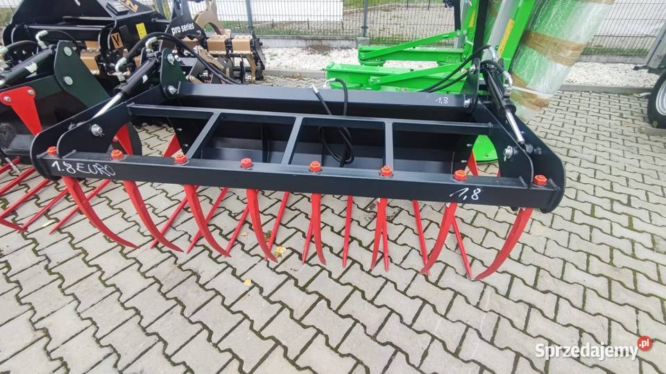 Krokodyl do obornika 18m ramka euro dwa nieuszkodzony Ładowacze czołowe Wólka Lesiewska