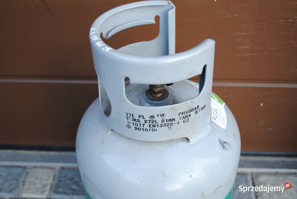 Butla na gaz freon szara gruba ścianka waga gazu Turka