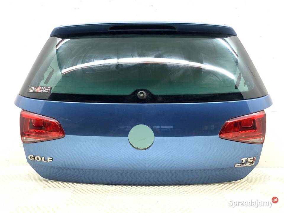 KLAPA TYŁ VW GOLF VII Hatchback NIEBIESKI TYLNA sprzedam