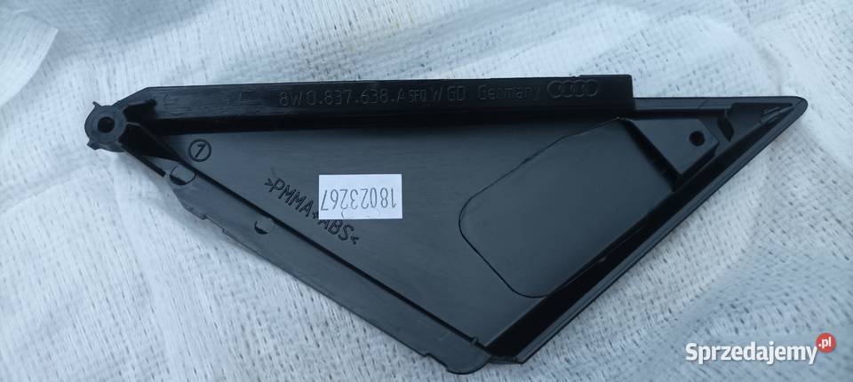 Audi A4 B9 trójkąt zaslepka drzwi narożnika osobowe Łódź