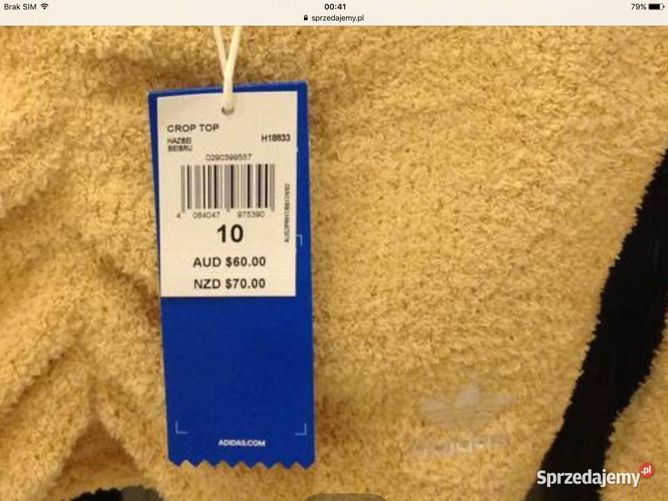 Crop Top Damski ADIDAS XS NOWY lubuskie Nowa Sól sprzedam