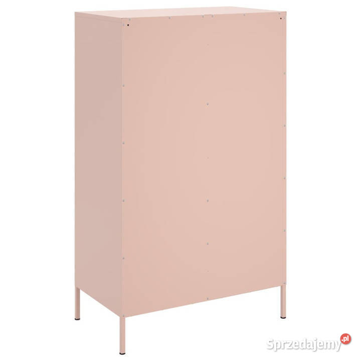 Szafka różowa 68x39x113 stal WM842959 mazowieckie Warszawa