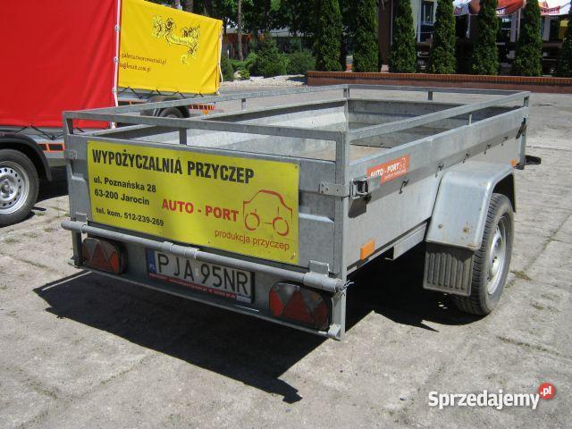 przyczepa towarowa niehamowana lekka jednoosiow Rok produkcji 2009 Jarocin