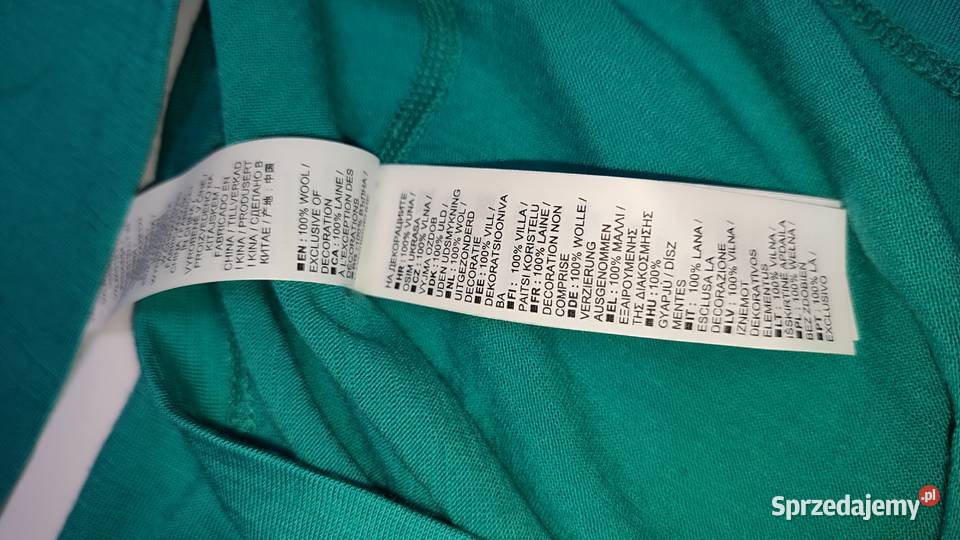 Icebreaker women 200 oasis LS crewe ski stripes zielony Lubraniec sprzedam