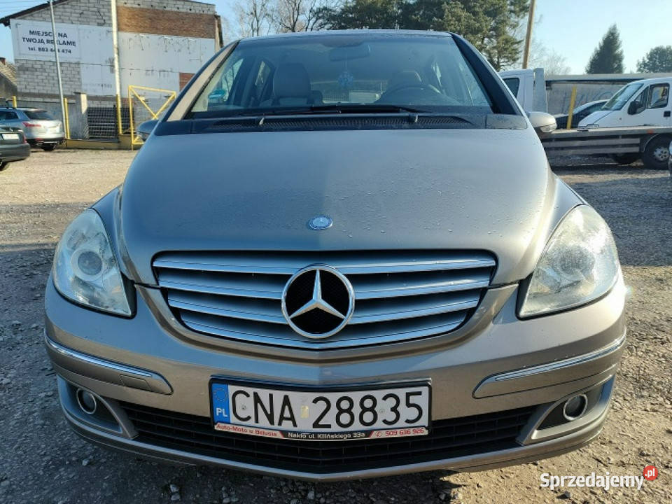 Mercedes B 200 KLimatronik Parktronik W245 srebrny Bydgoszcz