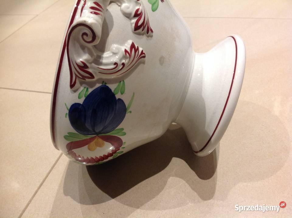 Waza Porcelanowa STARA Sygnowana Nowa Sól