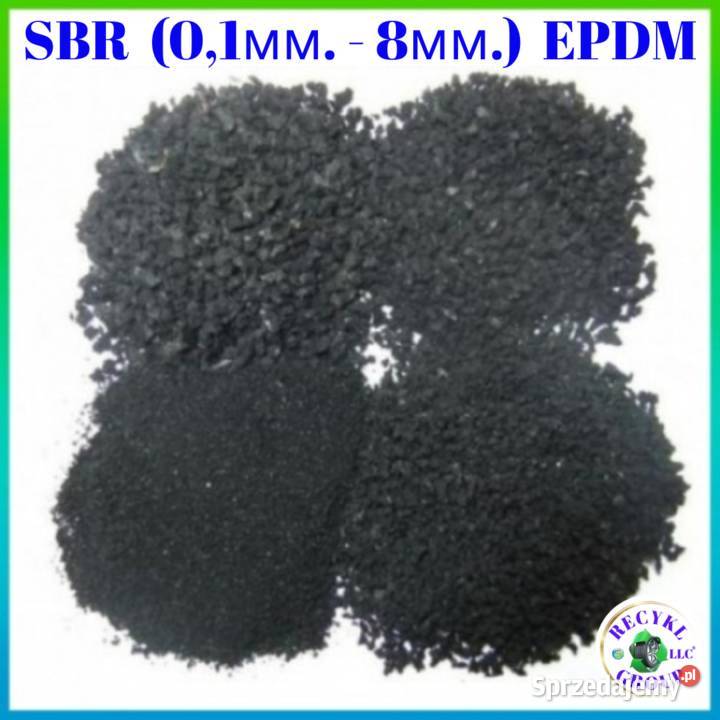 Granulat gumowy SBR EPDM RUBBER GRANULES Lubsko
