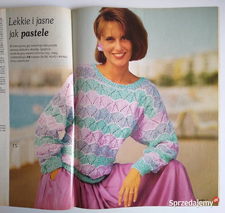 Modne Dzianiny Sandra 41997 miesięcznik pomorskie Gdańsk
