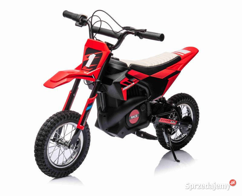 Autko motorek WIELKI MOTOR CROSSOWY na