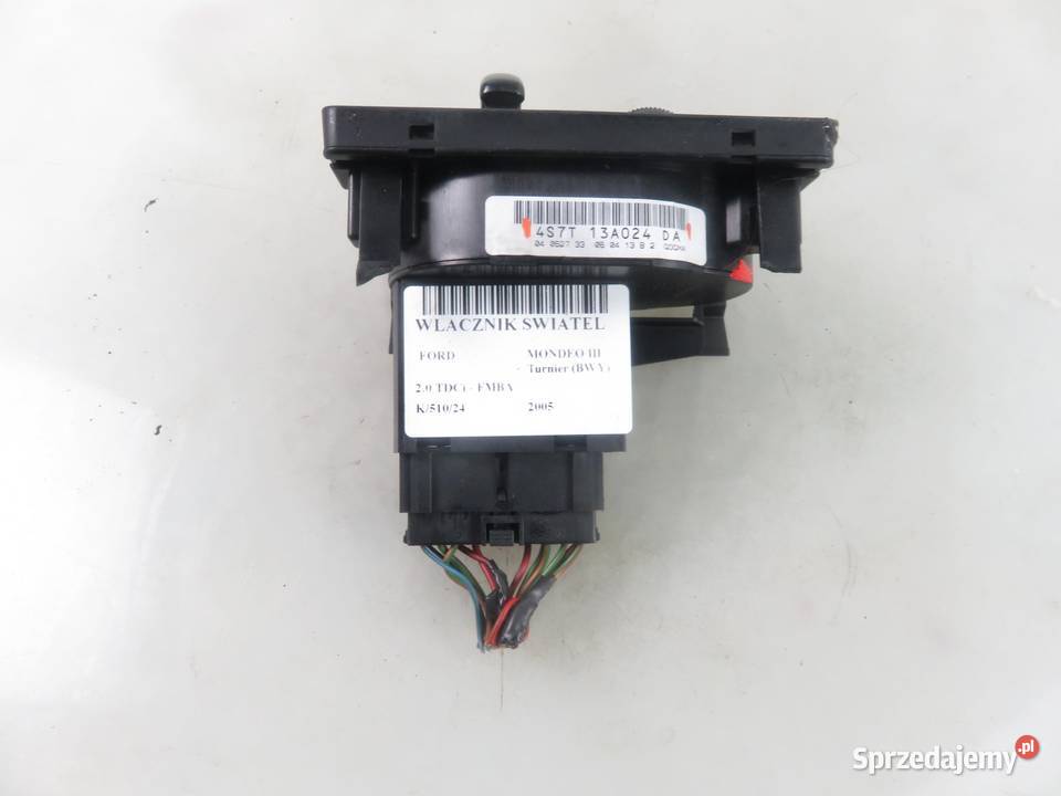 WŁĄCZNIK ŚWIATEŁ FORD MONDEO III 4S7T13A024DA osobowe sprzedam