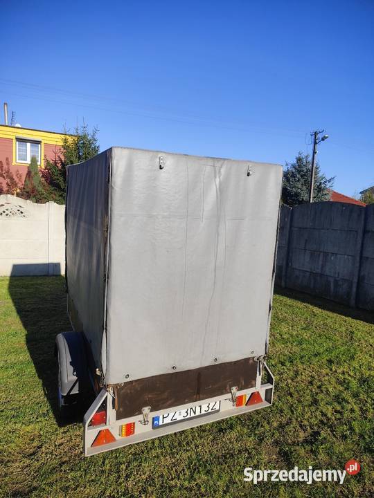 Przyczepa towarowa lekka 750 DMC plandeka Poznań sprzedam