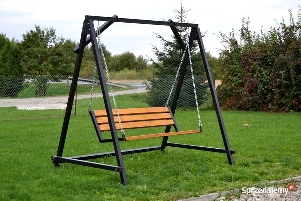 Huśtawka ogrodowa stalowa huśtawki ławka stalowa Wrocław
